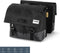 Gerecyclede dubbele fietstas Urban Proof 40 liter - zwart/grijs