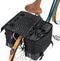 Gerecyclede dubbele fietstas Urban Proof 40 liter - zwart/grijs