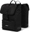 Gerecyclede dubbele fietstas Urban Proof Cargo 38L 30 x 15 x 42 cm - Zwart