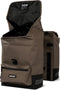 Gerecyclede dubbele fietstas Urban Proof Cargo 38L 30 x 15 x 42 cm - bruin