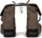 Gerecyclede dubbele fietstas Urban Proof Cargo 38L 30 x 15 x 42 cm - bruin
