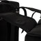 Gerecyclede dubbele fietstas Urban Proof Cargo 38L 30 x 15 x 42 cm - Zwart