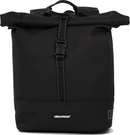 Gerecyclede dubbele fietstas Urban Proof Rolltop 38L 30 x 15 x 42 cm - Zwart