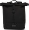 Gerecyclede dubbele fietstas Urban Proof Rolltop 38L 30 x 15 x 42 cm - Zwart