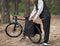 Gerecyclede dubbele fietstas Urban Proof Rolltop 38L 30 x 15 x 42 cm - Zwart