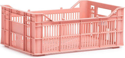 Gerecyclede fietskrat Urban Proof Helsinki 7 liter - warm roze