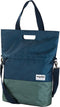 Gerecyclede shopper fietstas Urban Proof 20 liter - blauw/groen