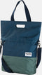 Gerecyclede shopper fietstas Urban Proof 20 liter - blauw/groen