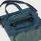 Gerecyclede shopper fietstas Urban Proof 20 liter - blauw/groen