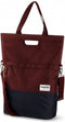 Gerecyclede shopper fietstas Urban Proof 20 liter - bordeaux rood/grijs