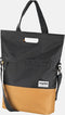 Gerecyclede shopper fietstas Urban Proof 20 liter - grijs/geel