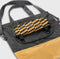 Gerecyclede shopper fietstas Urban Proof 20 liter - grijs/geel