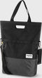 Gerecyclede shopper fietstas Urban Proof 20 liter - zwart/grijs