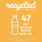 Gerecyclede shopper fietstas Urban Proof 20 liter - zwart/grijs