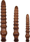 Geribbelde plugs Evolved - set van 3 - Goud