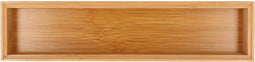 Gerim - Kast/lade sorteer organizer bamboe houten bakje 30 x 7 x 5 cm