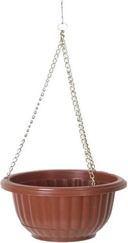 Gerimport Hangbloempot 20 X 20 X 11 Cm Bruin