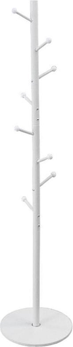 Gerimport Kapstok Staand 173 X 40 X 40 Cm Staal Wit