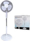 Gerimport staande ventilator 3 snelheden - 40 cm - 45 watt - Wit