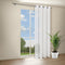 Gerster Hanggordijn - 140x235 cm - Transparante crêpe wit - 100% Polyester