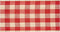 Geruit lint, b: 20 mm, 25 m, antiek rood/wit