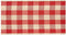 Geruit lint, b: 20 mm, 25 m, antiek rood/wit