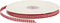 Geruit lint, b: 6 mm, 50 m, rood/wit