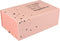 Geschenkdoos - Hello Happiness - karton - 190x120x70mm - opvouwbaar - oudroze - 10 stuks