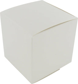 Geschenkdoos - karton - 10x10x10cm - wit - 25 stuks