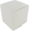 Geschenkdoos - karton - 12x12x12cm - wit - 25 stuks