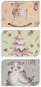 Geschenktas 23cm met winter print