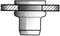 Gesipa 1433707 Blindklinkmoer (Ø x l) 11 mm x 17 mm M8 Staal 100 stuk(s)
