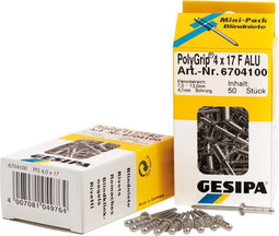 Gesipa 1433847 Blindklinknagel (Ø x l) 3.2 mm x 11 mm Staal Aluminium 100 stuk(s)