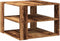 vidaXL - Salontafel - 58x58x40 - cm - bewerkt - hout - oud - houtkleurig