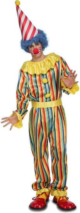 Gestreept Clown Kostuum Herman - One size (M/L)