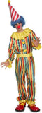 Gestreept Clown Kostuum Herman - One size (M/L)