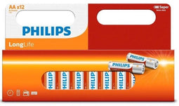 Philips R6L12W/10 - AA Batterijen - Longlife - Set van 12 (12 stuks)