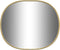 vidaXL - Wandspiegel - 30x25 - cm - goudkleurig