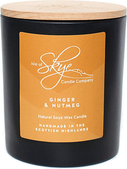 Geurkaars Gember en Nootmuskaat Large - 45 uur - Sojawas - Isle of Skye Candle