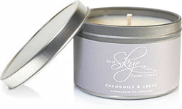 Geurkaars Kamille en Cederhout Blikje - 30 uur - Sojawas - Isle of Skye Candle
