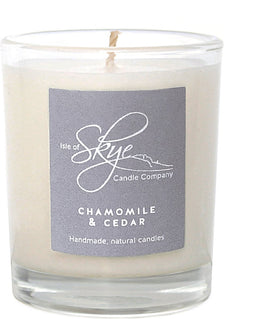 Geurkaars Kamille en Cederhout Mini - 20 uur - Sojawas - Isle of Skye Candle