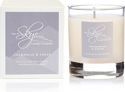 Geurkaars Kamille en Cederhout Small - 30 uur - Sojawas - Isle of Skye Candle