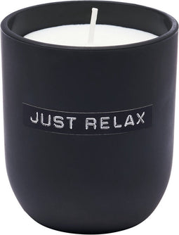 geurkaars Linen black Just Relax