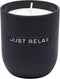 geurkaars Linen black Just Relax