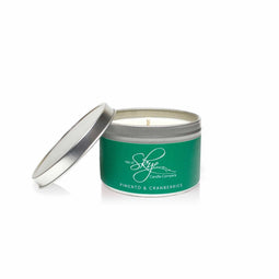 Geurkaars Pimento and Cranberries Blikje - 30 uur - Sojawas - Isle of Skye Candle