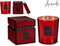 Geurkaars Rubrum Rode Vruchten Rood (9 x 10 x 9 cm)