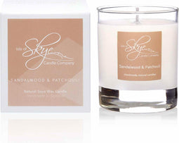 Geurkaars Sandelhout (Sandalwood and Patchouli) Small - 30 uur - Sojawas - Isle of Skye Candle