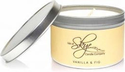 Geurkaars Vanille en Vijg Blikje - 30 uur - Sojawas - Isle of Skye Candle