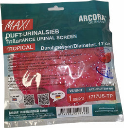 Geurmat Urinoir Maxi Tropical Rood