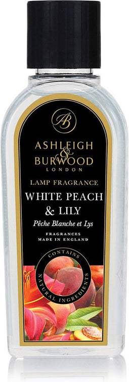 Geurolie 250 ml white peach & lily